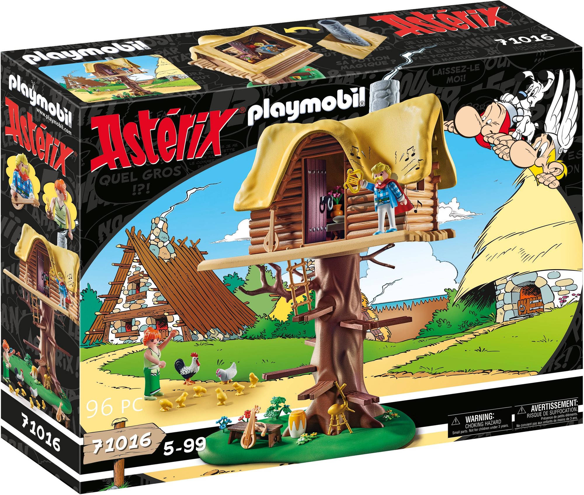 Playmobil Asterix: Trubadix a dom na strome Stavebnica