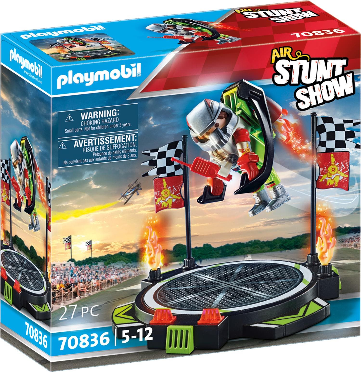 Playmobil Air Stuntshow Letec s Jetpackom Stavebnica