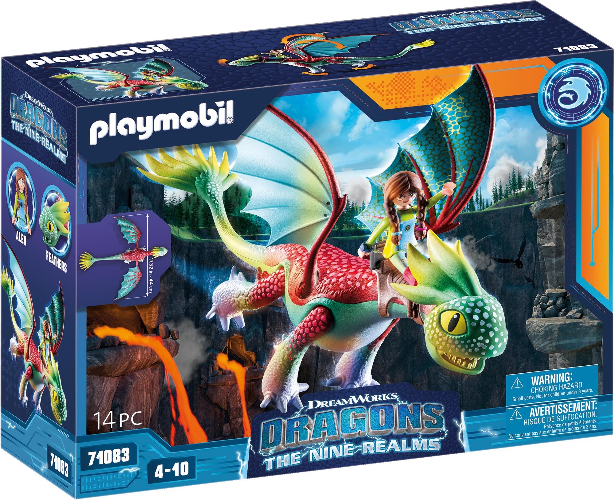 Playmobil Dragons: The Nine Realms – Feathers & Alex Stavebnica