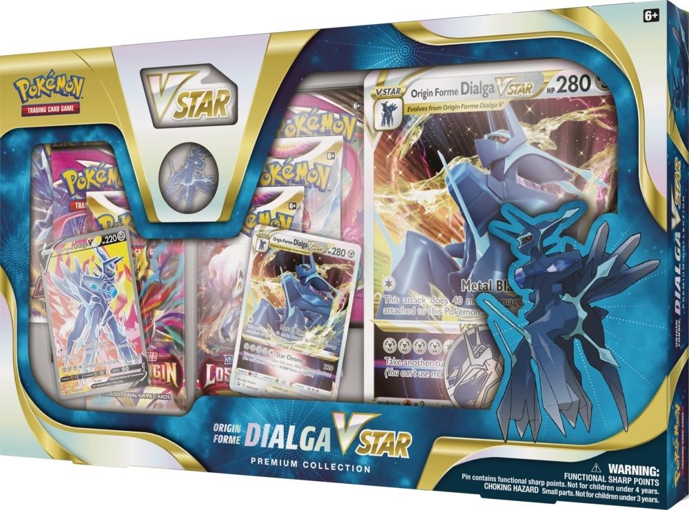 Pokémon TCG: Origin Forme Dialga VStar Premium Collection Pokémon...