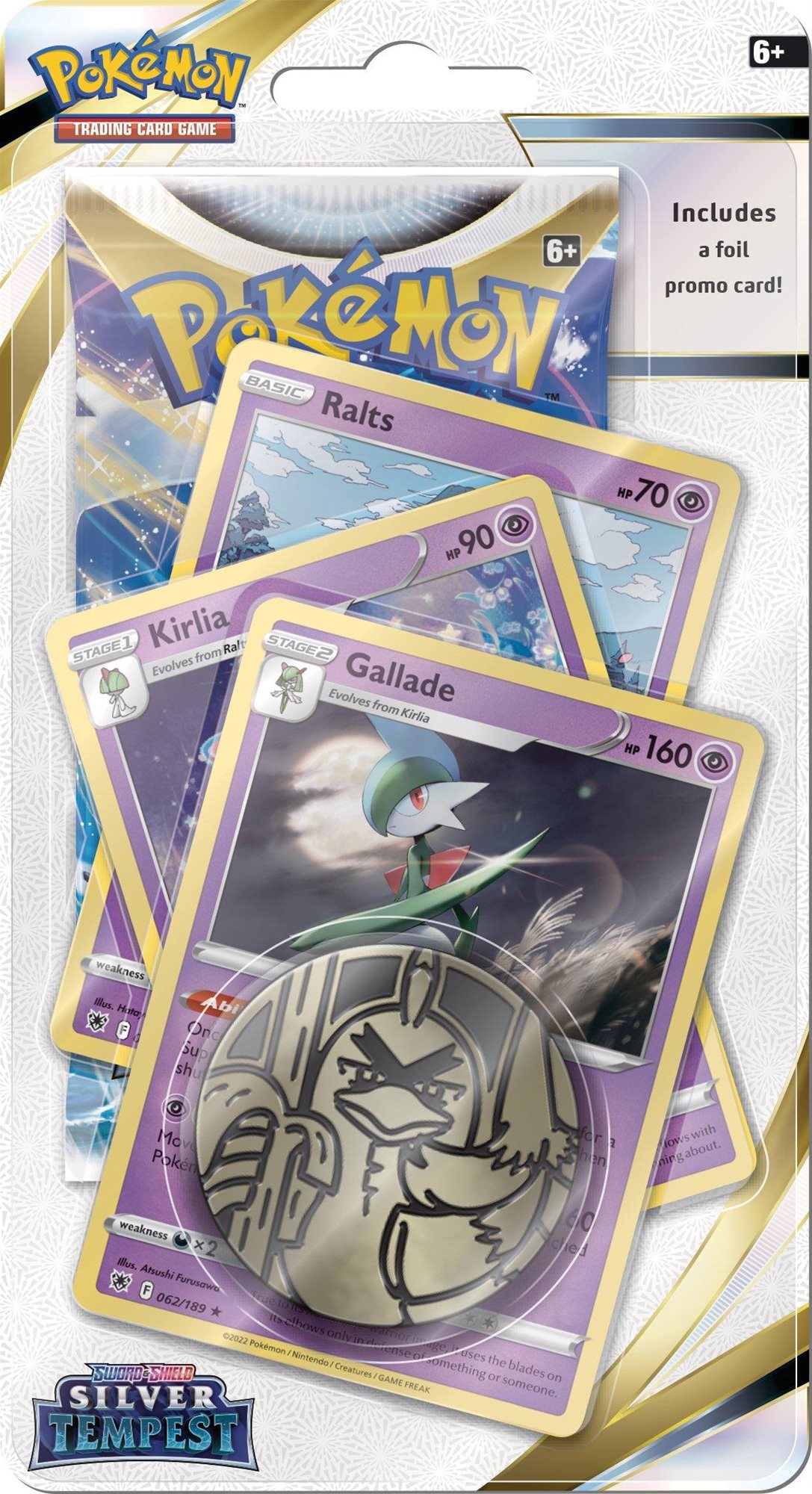 Pokémon TCG: SWSH12 Silver Tempest - Premium Checklane Blister...