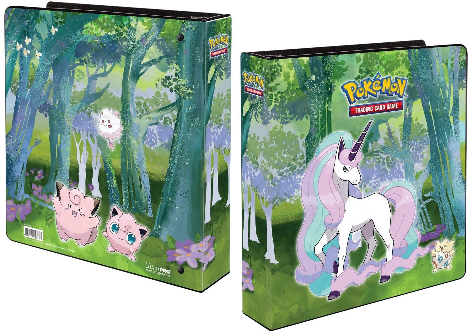 Pokémon UP: Enchanted Glade – krúžkový album na stránkové obaly...