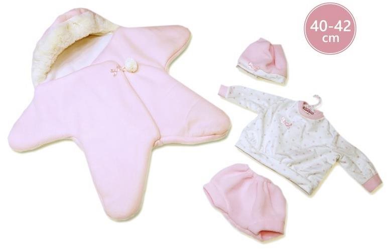Llorens M740-38 oblečenie pre bábiku New Born veľkosti 40 – 42 cm...