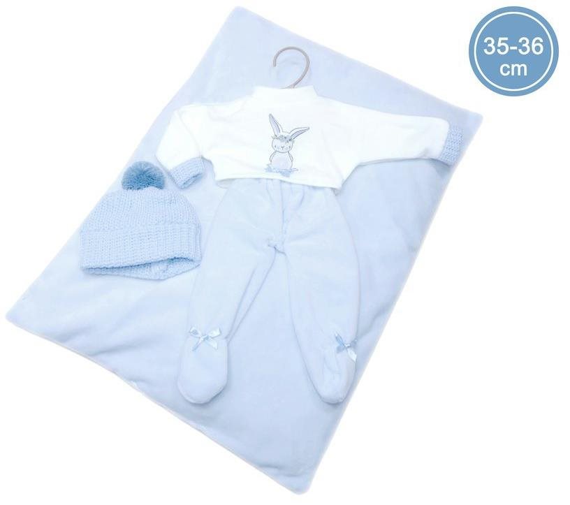 Llorens M635-55 obleček na bábiku bábätko New Born veľkosť 35 – 36...