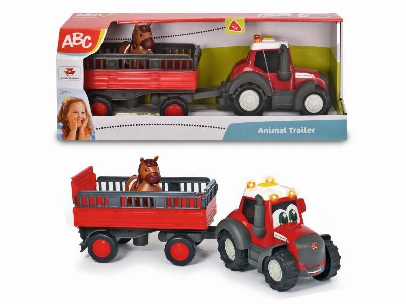 ABC Traktor Massey Ferguson s prívesom 30 cm Auto