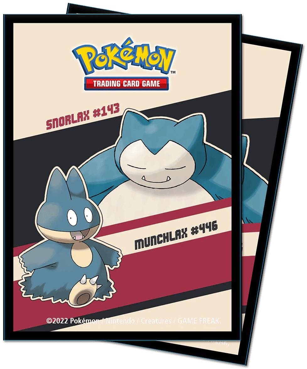 Pokémon UP: GS Snorlax Munchlax - Deck Protector tok, 65db...