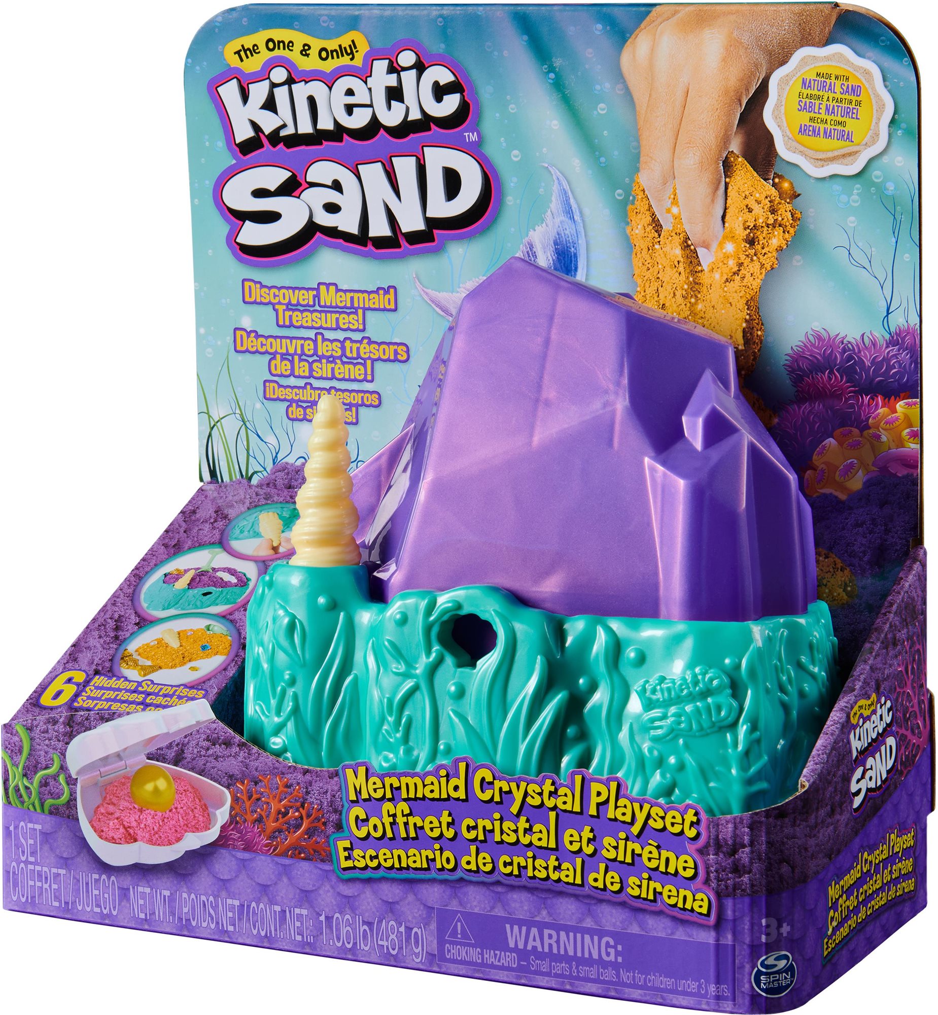 Kinetic Sand Korálový útes veľká hracia súprava Kinetický piesok