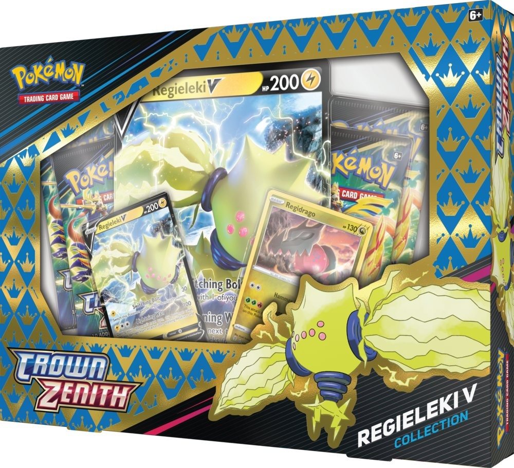 Pokémon TCG: SWSH12.5 Crown Zenith - Regieleki V Box Pokémon karty