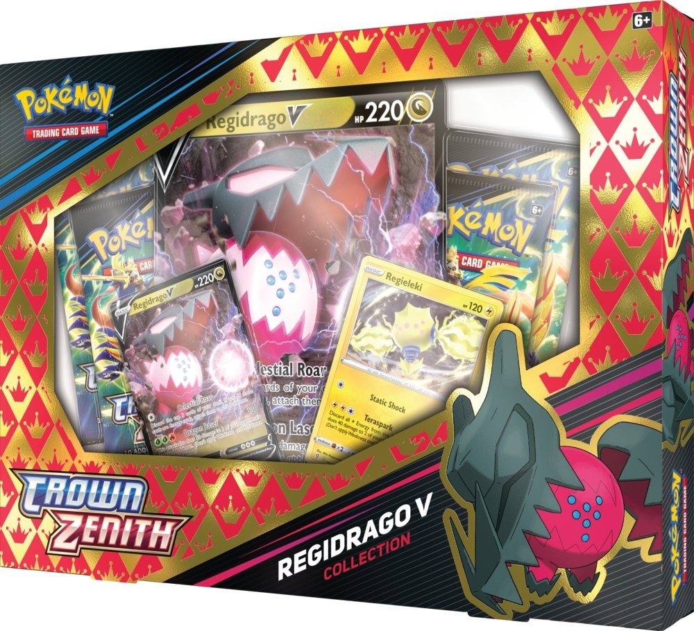 Pokémon TCG: SWSH12.5 Crown Zenith - Regidrago V Box Pokémon Karten