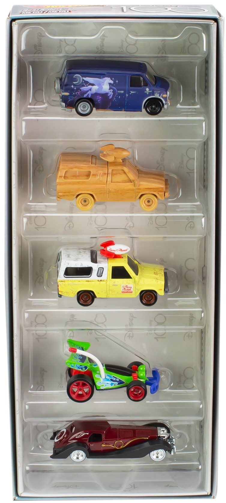 Hot Wheels 5 ks - Prémiový angličák 100. výročie Disney (E-COMM)...