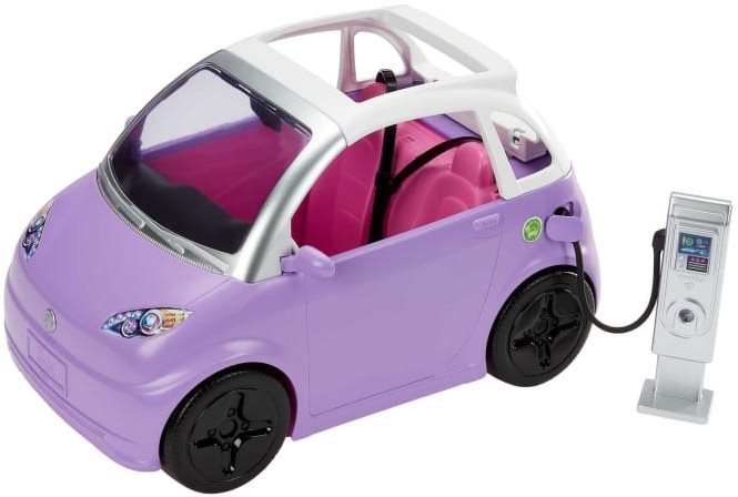 Barbie elektromos autó 2 az 1-ben Kiegészítő babákhoz