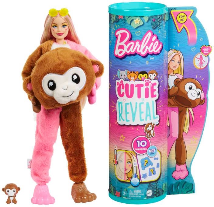 Barbie Cutie Reveal Barbie Džungľa – Opica Bábika