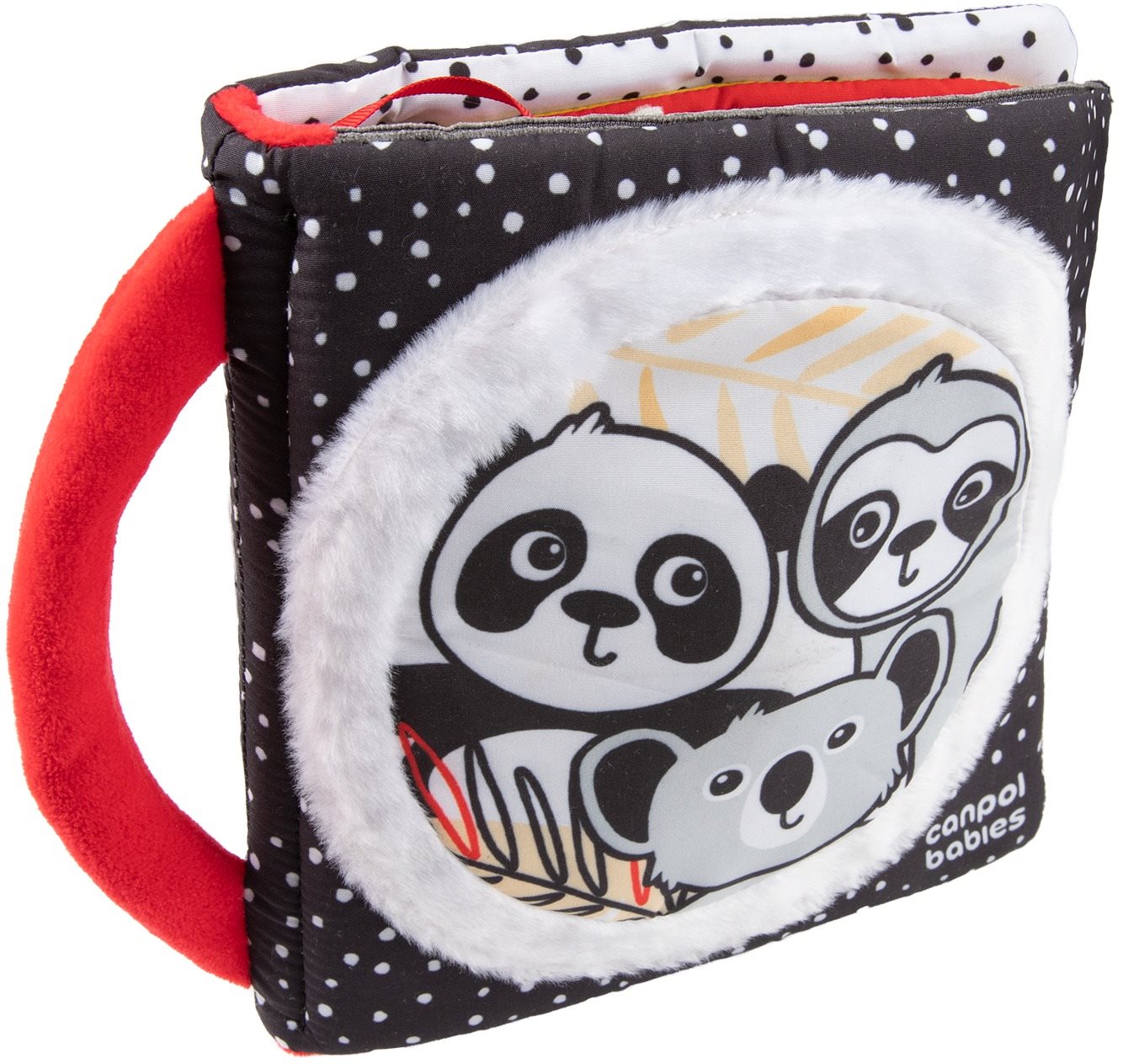 Canpol babies Senzorická knižka Panda BabiesBoo Kniha pre deti