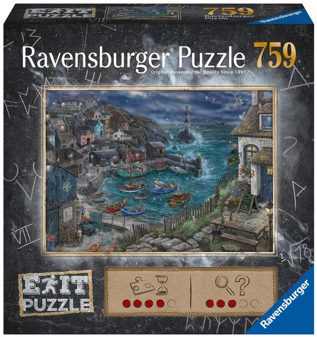 Ravensburger Puzzle 173655 Exit Puzzle: Világítótorony a kikötőnél...