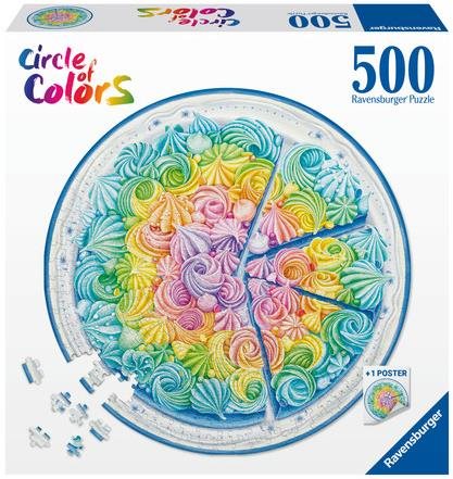 Ravensburger Puzzle 173495 Szivárványos torta 500 darab Puzzle