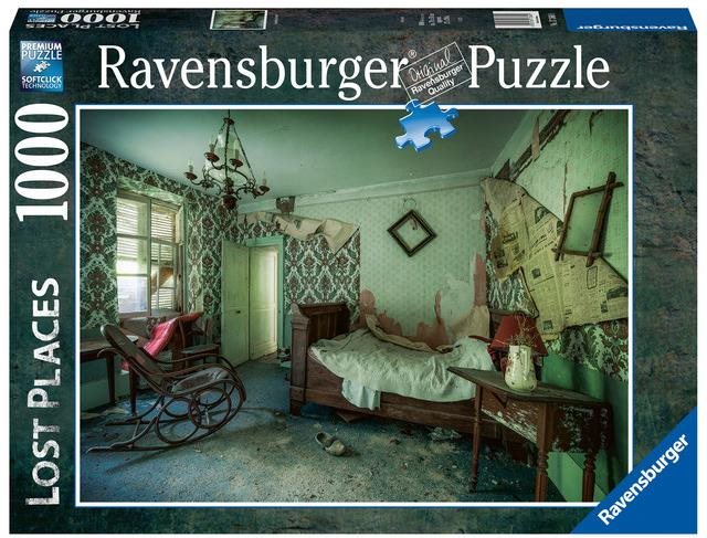 Ravensburger Puzzle 173600 Stratené miesta: Zelená Spálňa 1000...