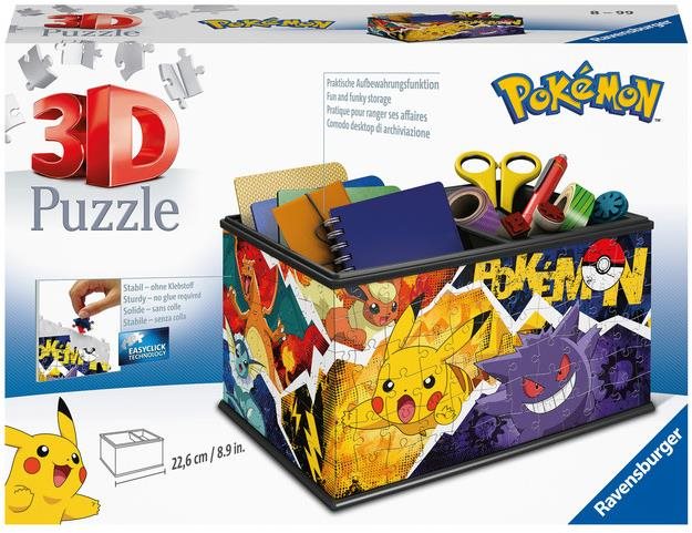 Ravensburger Puzzle 115464 Úložná Krabica Pokémon 216 Dielikov 3D...