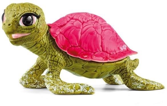 Schleich Rózsaszín zafír teknős Figura