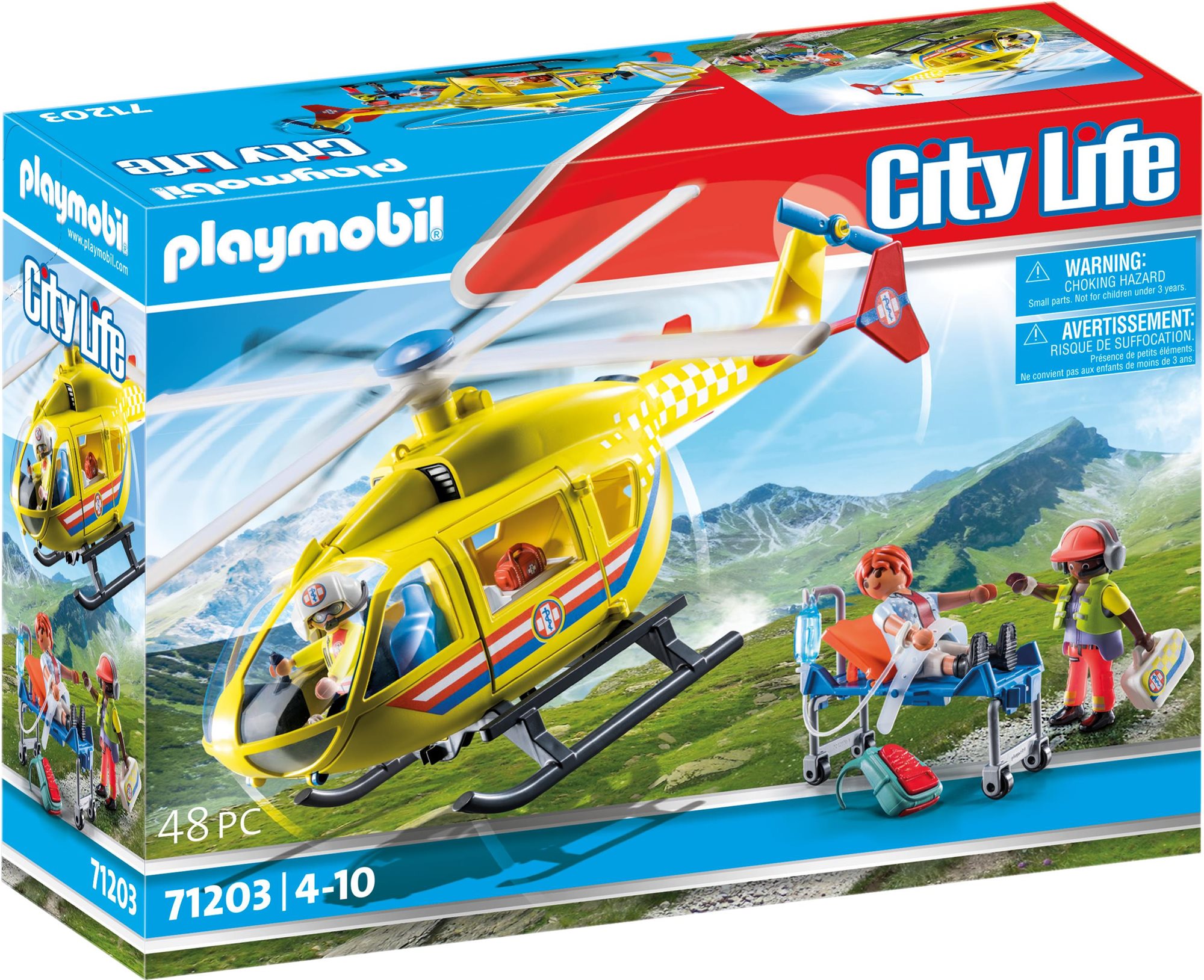 Playmobil 71203 Záchranný vrtuľník Stavebnica
