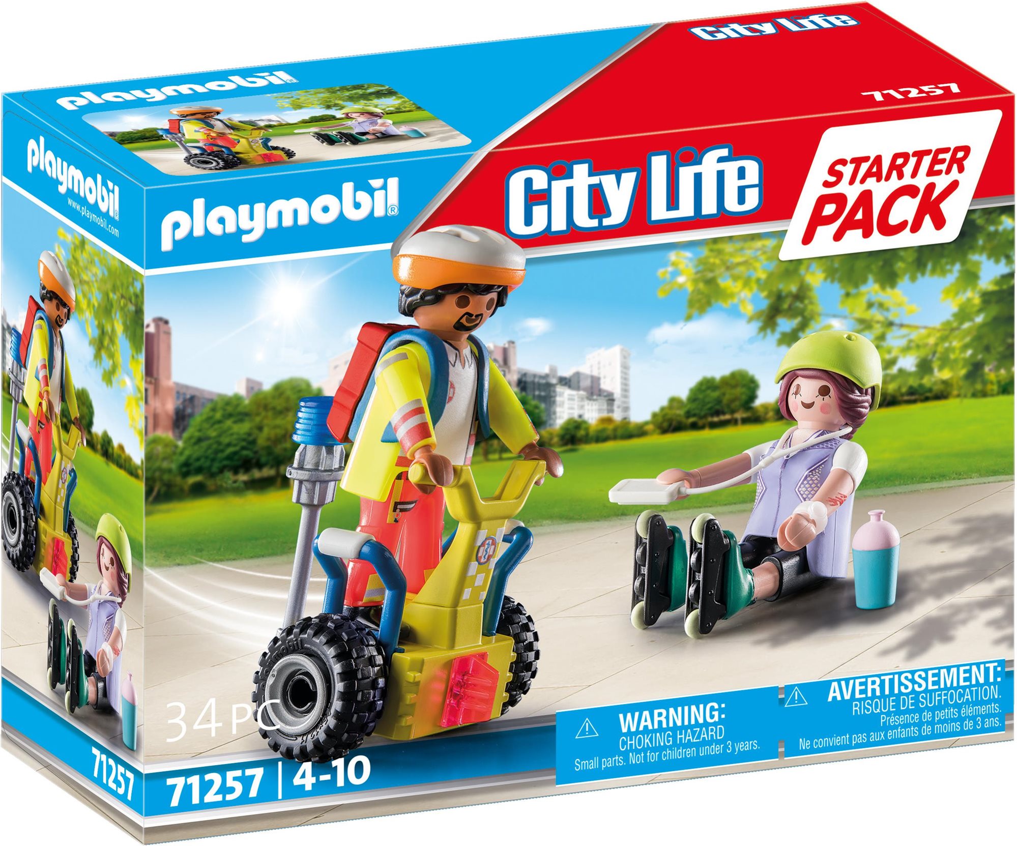 Playmobil 71257 Starter Pack Záchrana se Segwayem Stavebnica