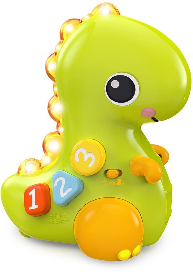BRIGHT STARTS Hračka hudební světelná pohyblivá Dino, 6m+...
