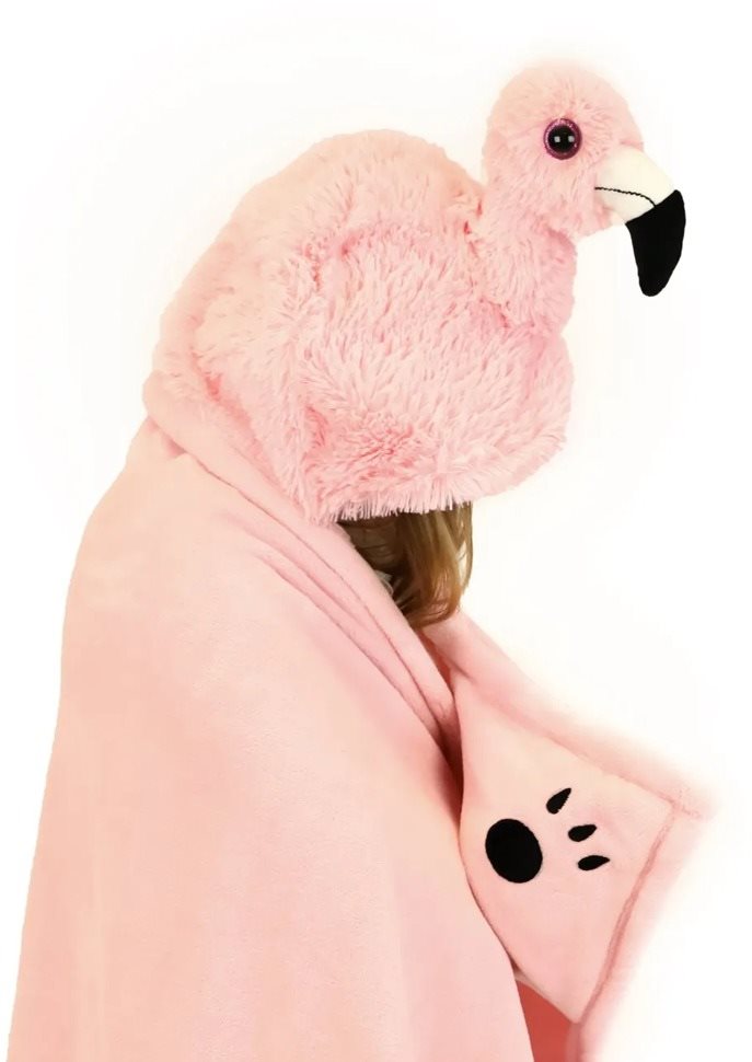 Cozy Noxxiez Blanket Flamingó Pléd