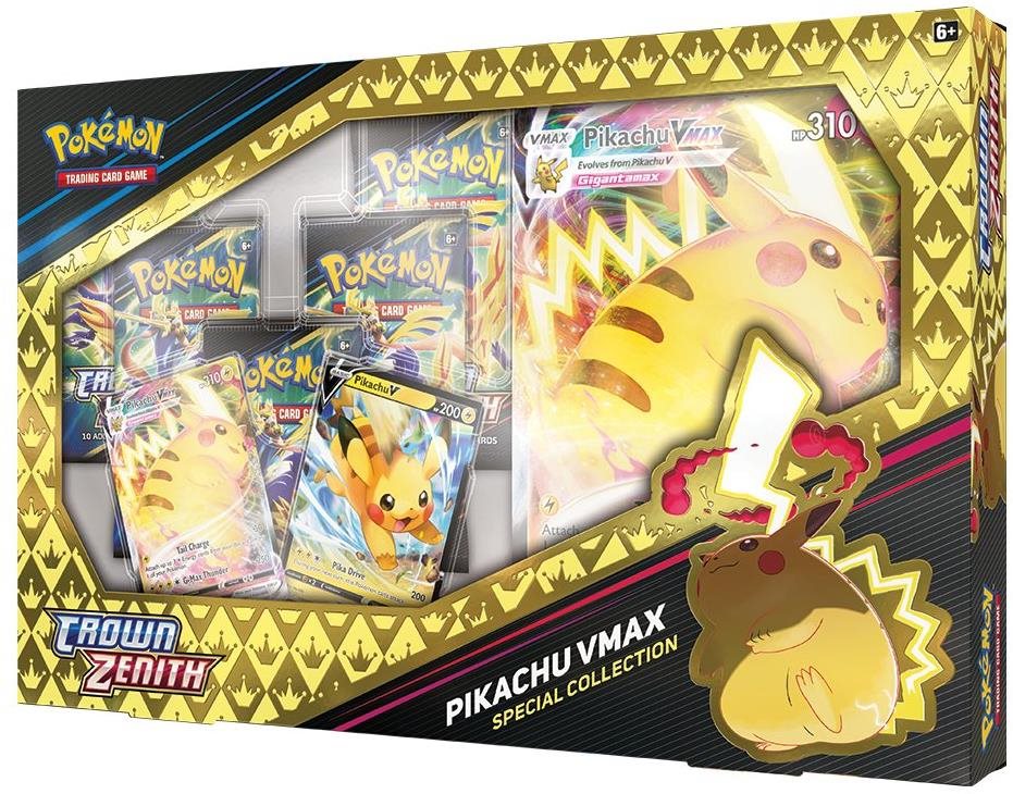 Pokémon TCG: SWSH12.5 Crown Zenith - Pikachu VMAX Premium...