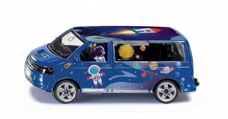 Siku – skladací model VW T5 Astronaut s nálepkami Kovový model