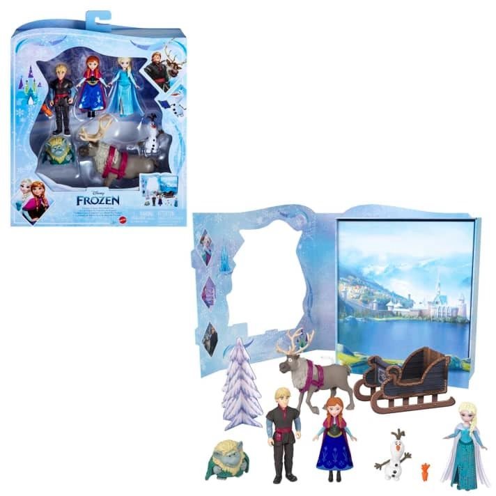 Frozen Rozprávkový Príbeh Malé Bábiky Anna A Elsa S Kamarátmi Bábika