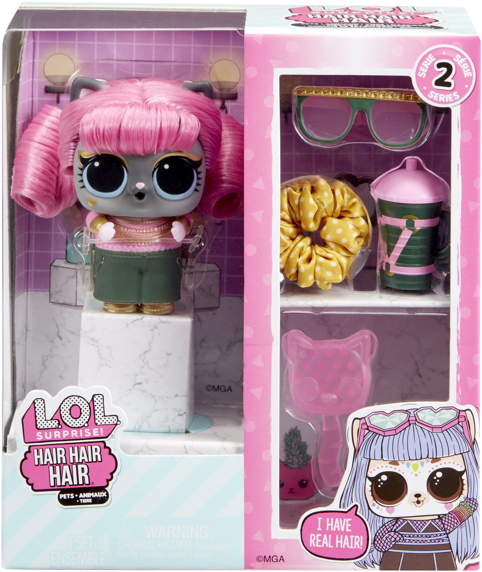 L.O.L. Surprise! Hair Hair Hair Zvieratko Bábika