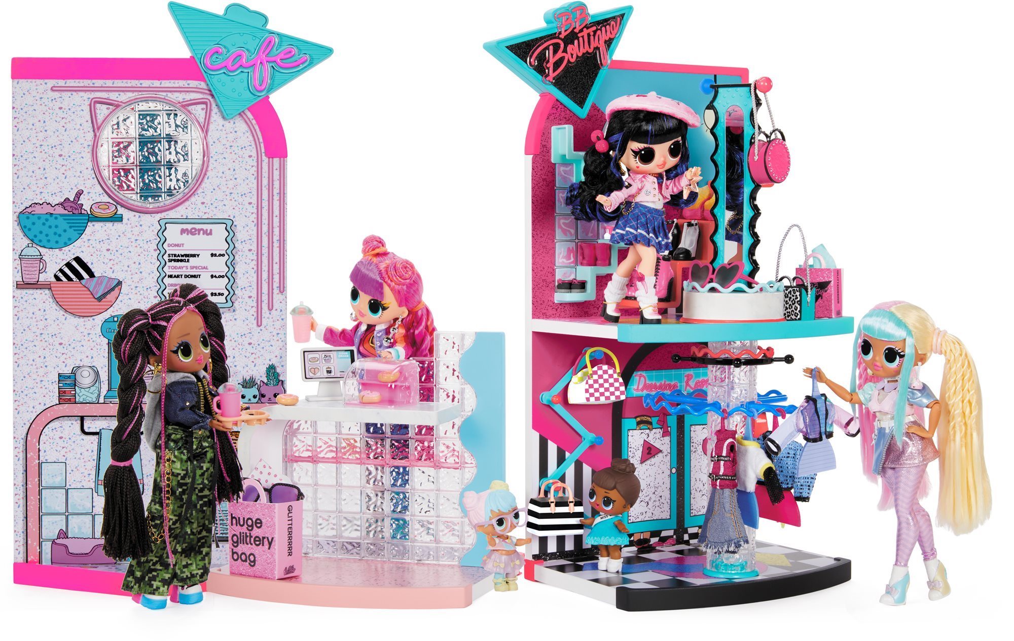 L.O.L. Surprise! OMG Kávézós butik Kiegészítő babákhoz