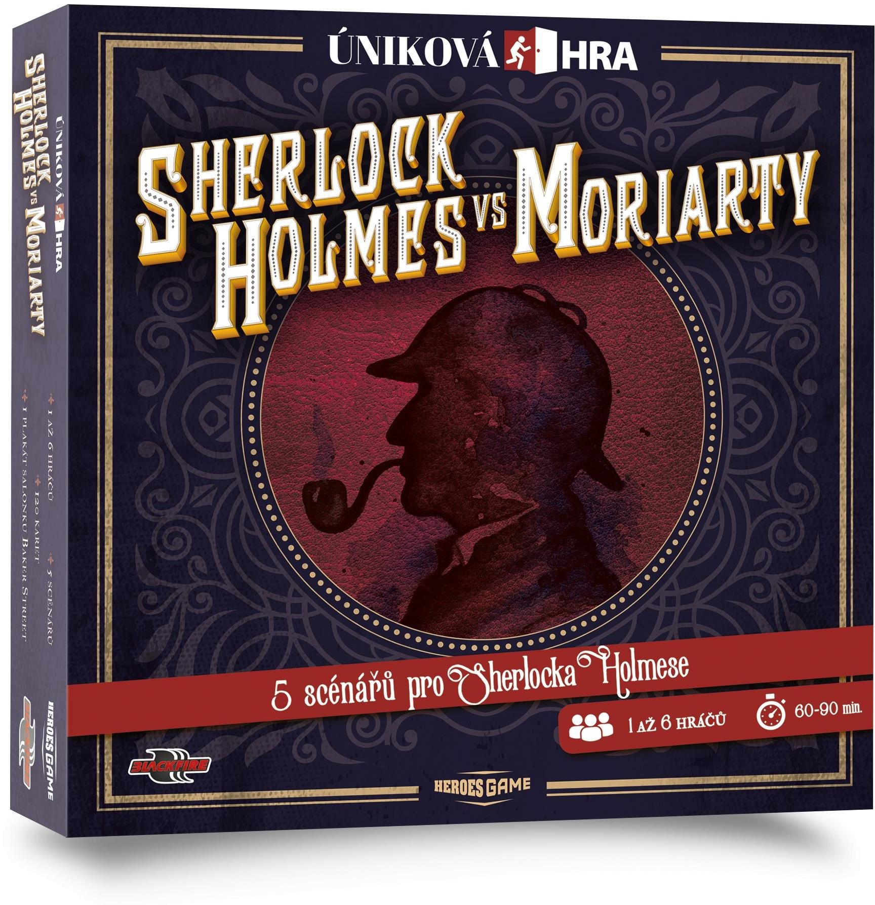 Sherlock Holmes vs Moriarty Dosková hra