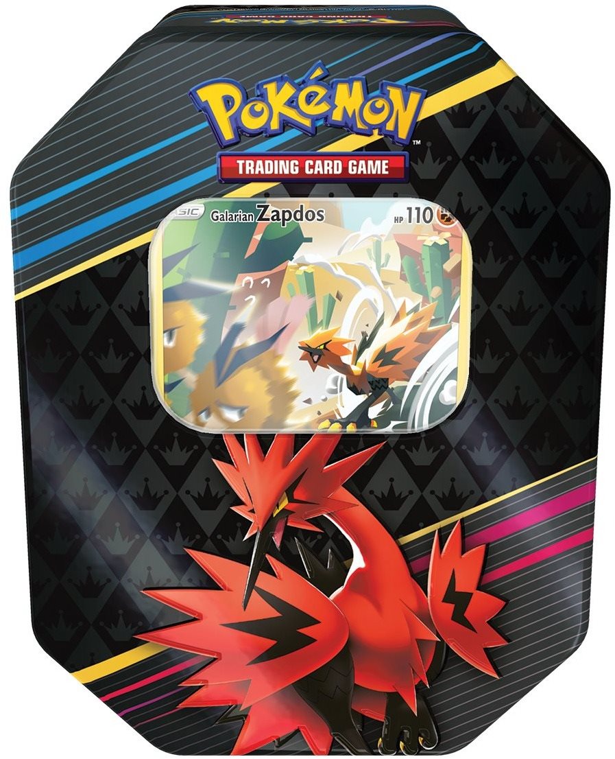 Pokémon TCG: SWSH12.5 Crown Zenith - Tin Box - Zapdos Pokémon Karten