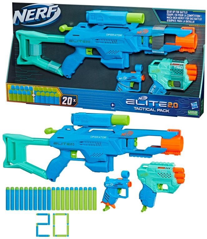 Nerf Elite 2.0 Tactical Pack Nerf pištoľ