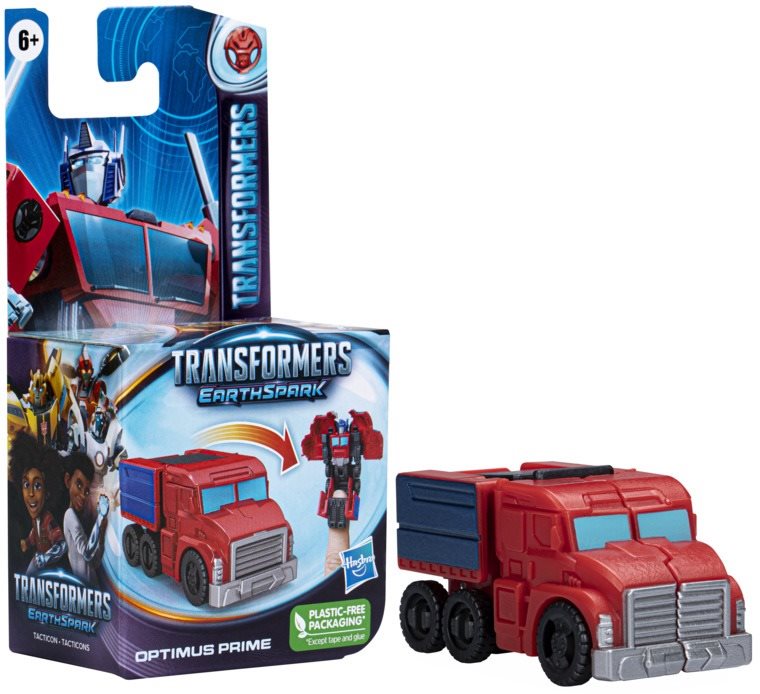 Transformers Earthspark Optimus Prime, figúrka, 6 cm Figúrka