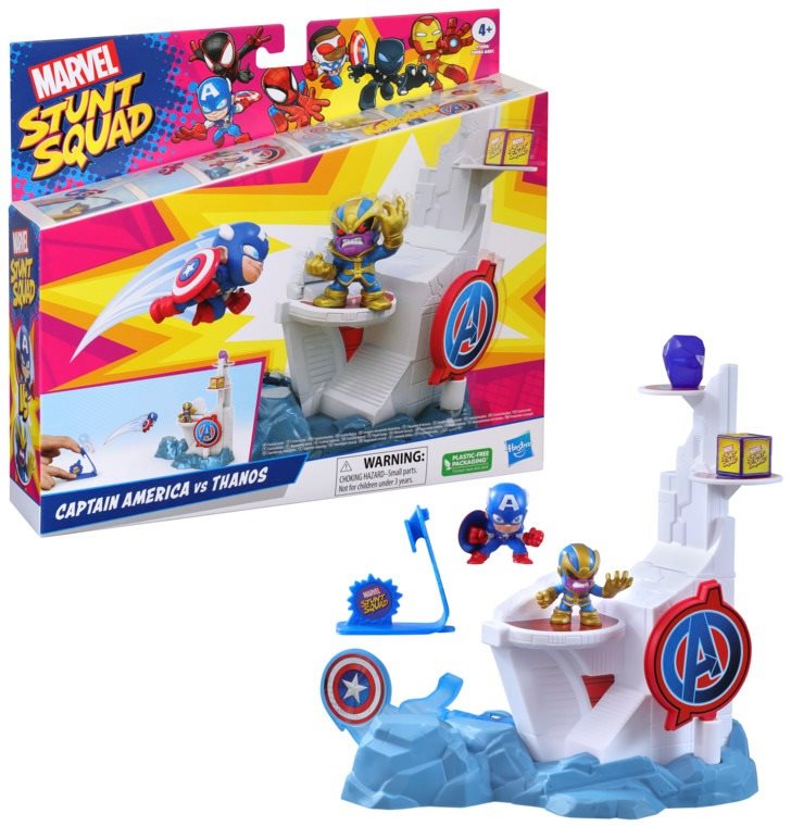 Marvel Stunt and Squad Kapitán Amerika vs. Thanos Hrací set Set...