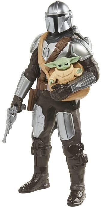Star Wars Mandalóri és Grogu figura 30 cm Figura