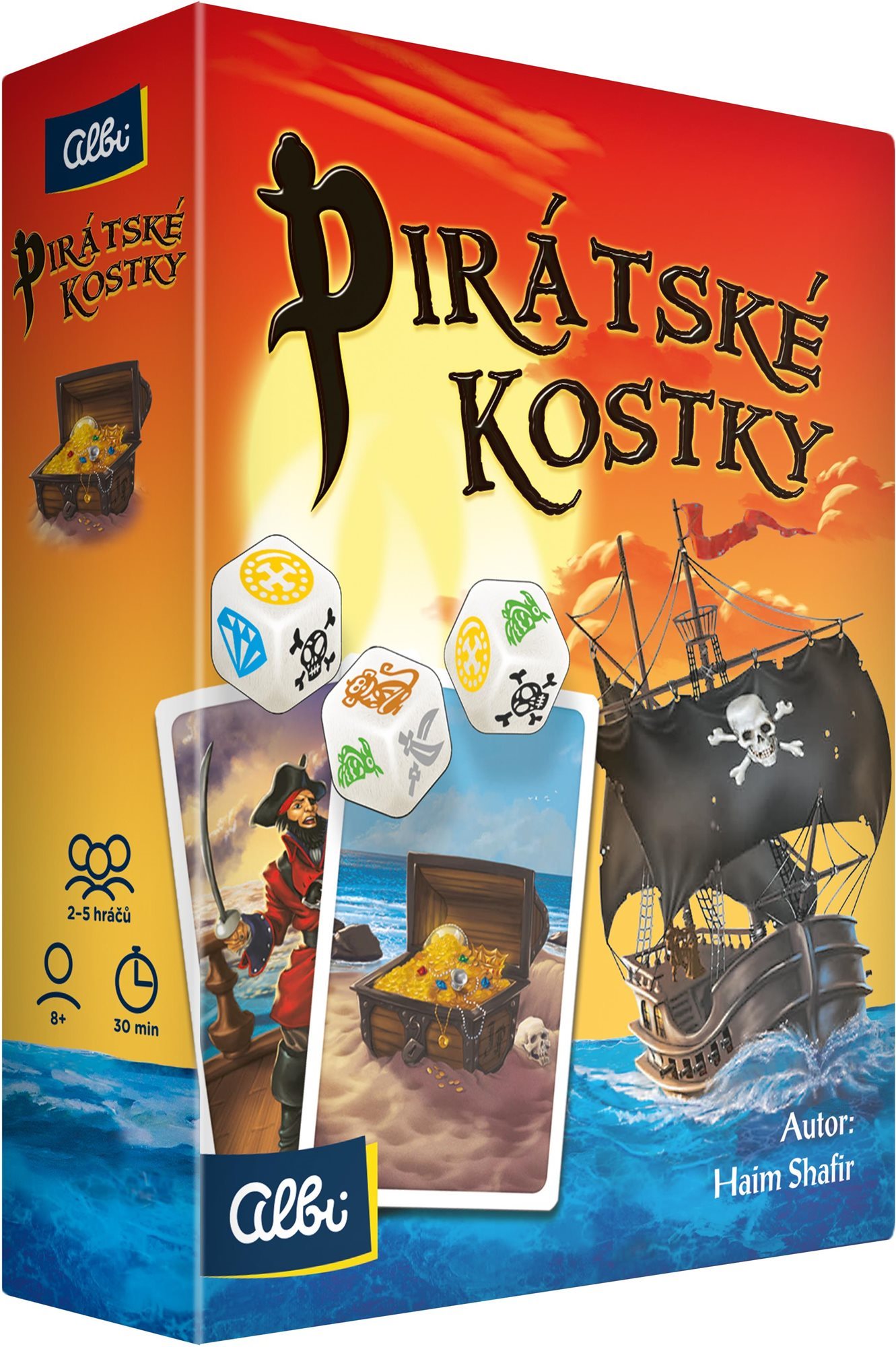 Pirátske kocky – druhá edícia Spoločenská hra