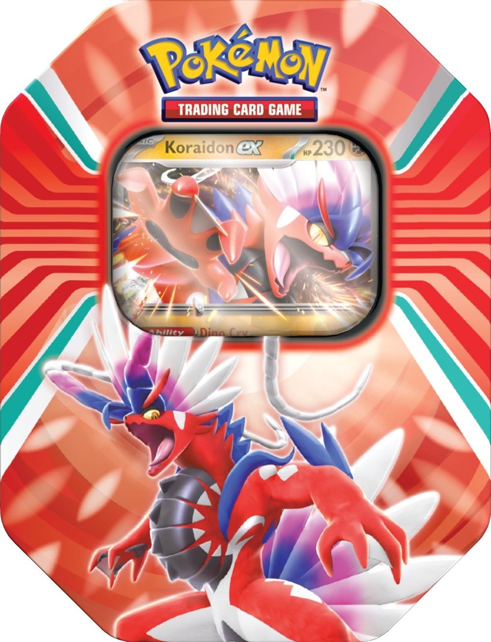 Pokémon TCG: Paldea Legends Tin - Koraidon Pokémon Karten