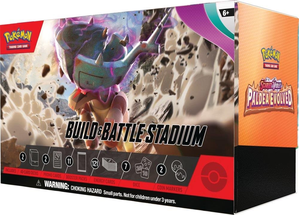 Pokémon TCG: SV02 Paldea Evolved - Build & Battle Stadium Pokémon...