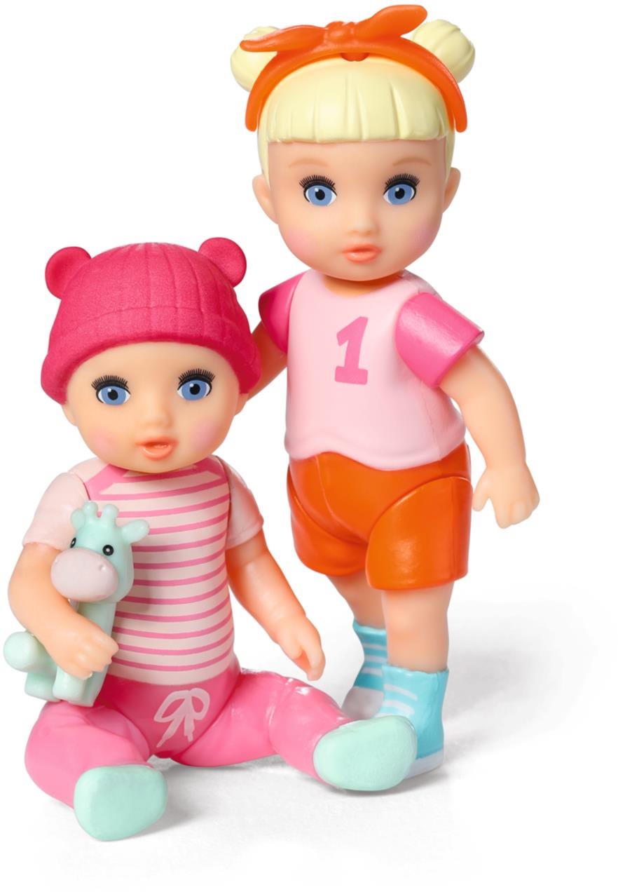 BABY born Minis 2er-Puppen-Set, Mila und Vicky Puppe