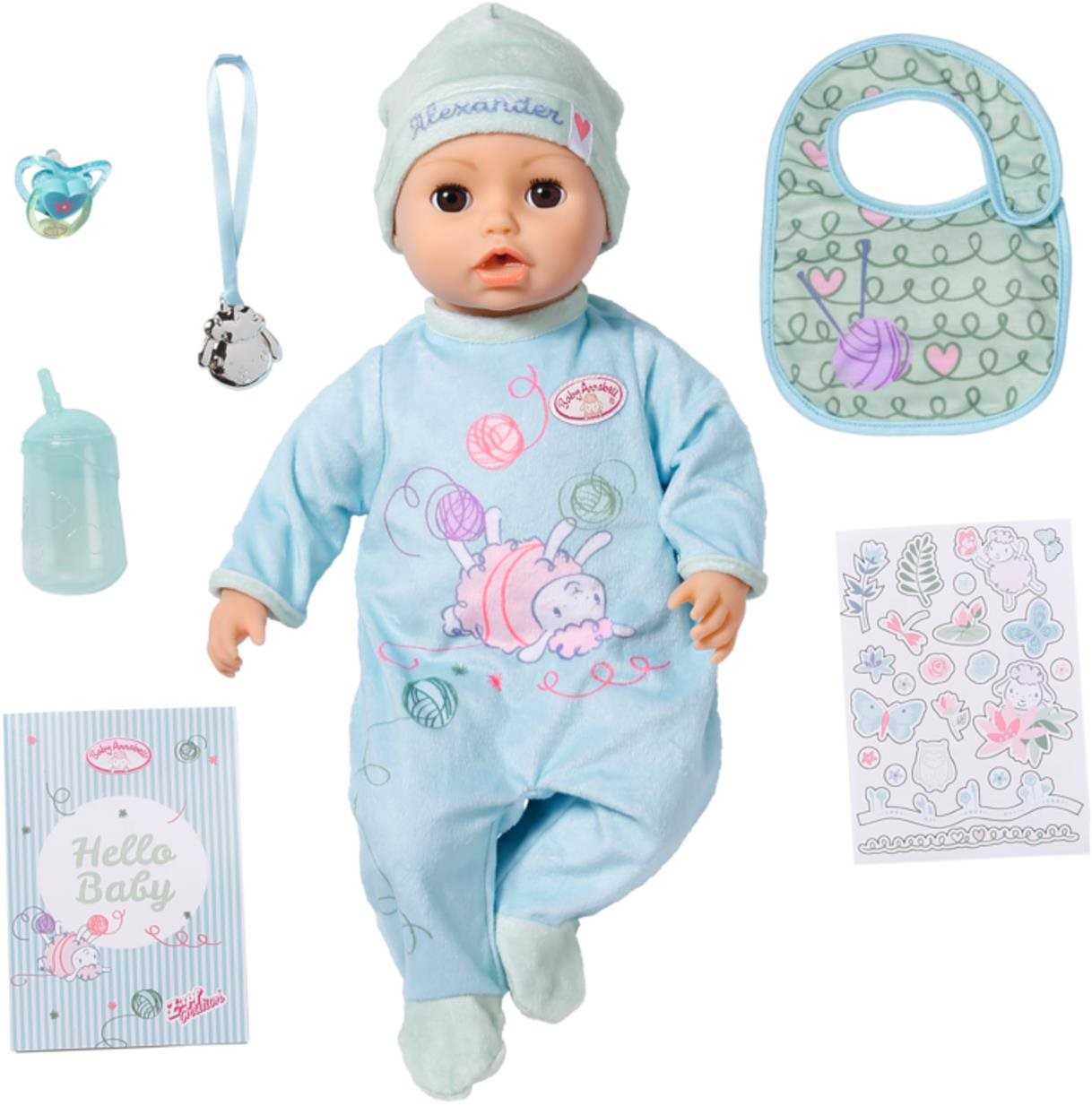 Baby Annabell Interaktívny Alexander, 43 cm Bábika