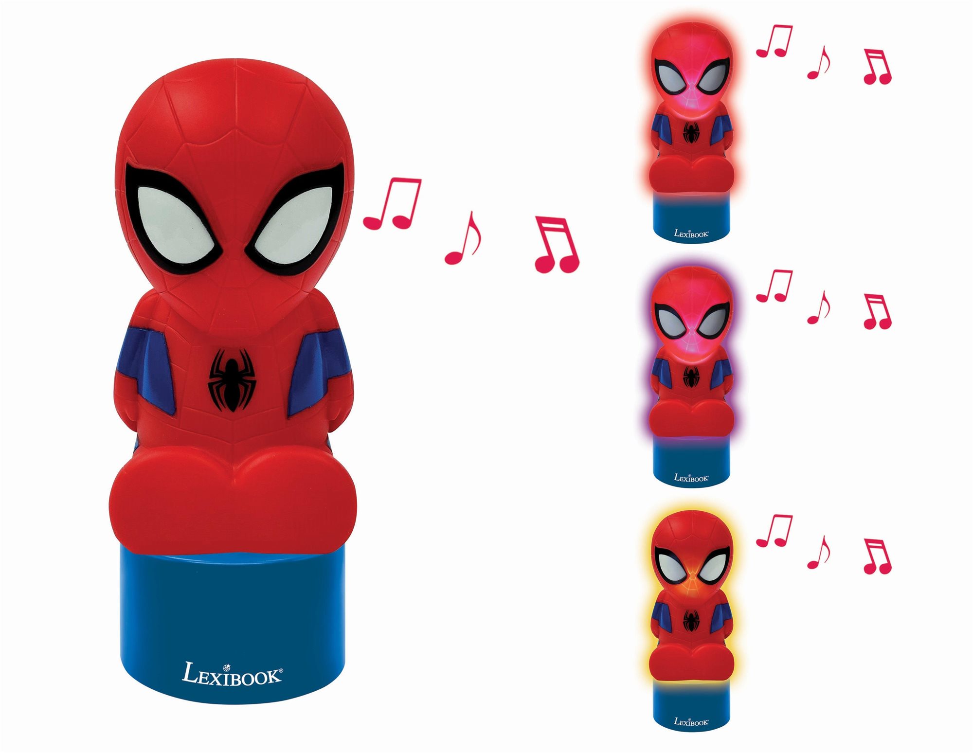 Lexibook Nočné svetlo s reproduktorom SpiderMan Nočné svetlo