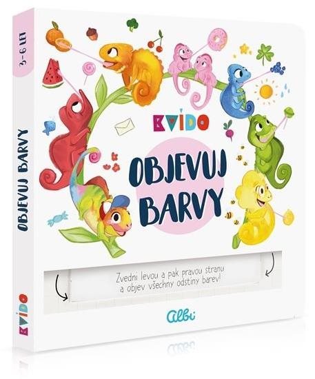 Kvído–- kniha Objavuj farby Kniha pre deti