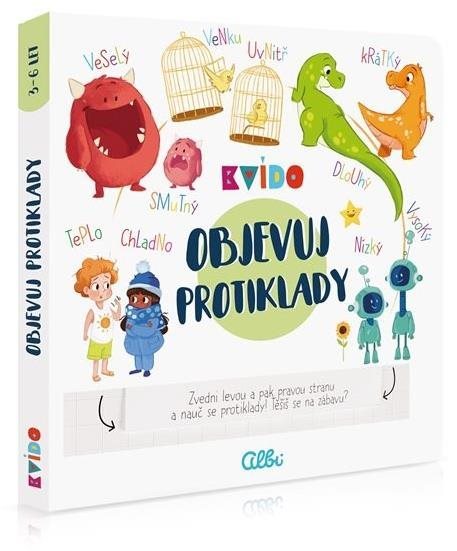 Kvído – kniha Objavuj protiklady Kniha pre deti