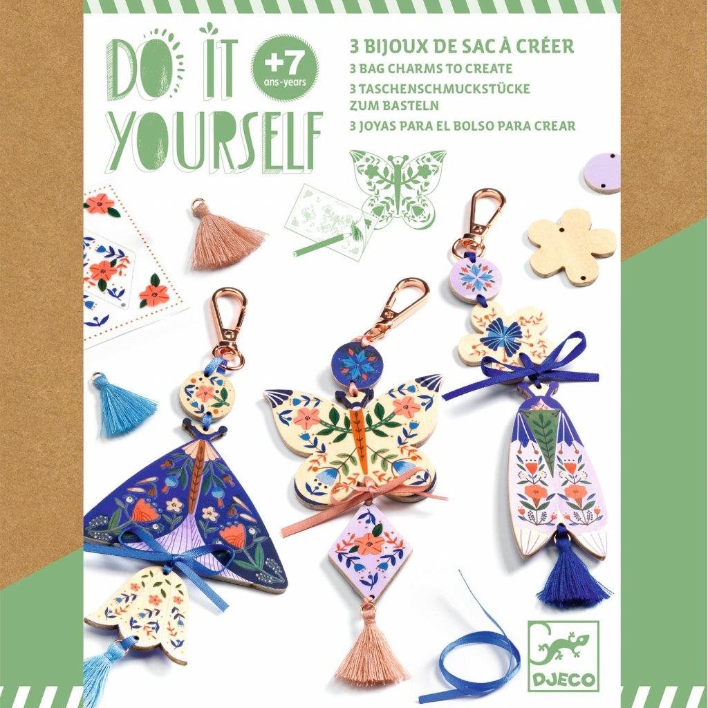 DJECO DIY Prívesky na dotvorenie Kreatívne tvorenie