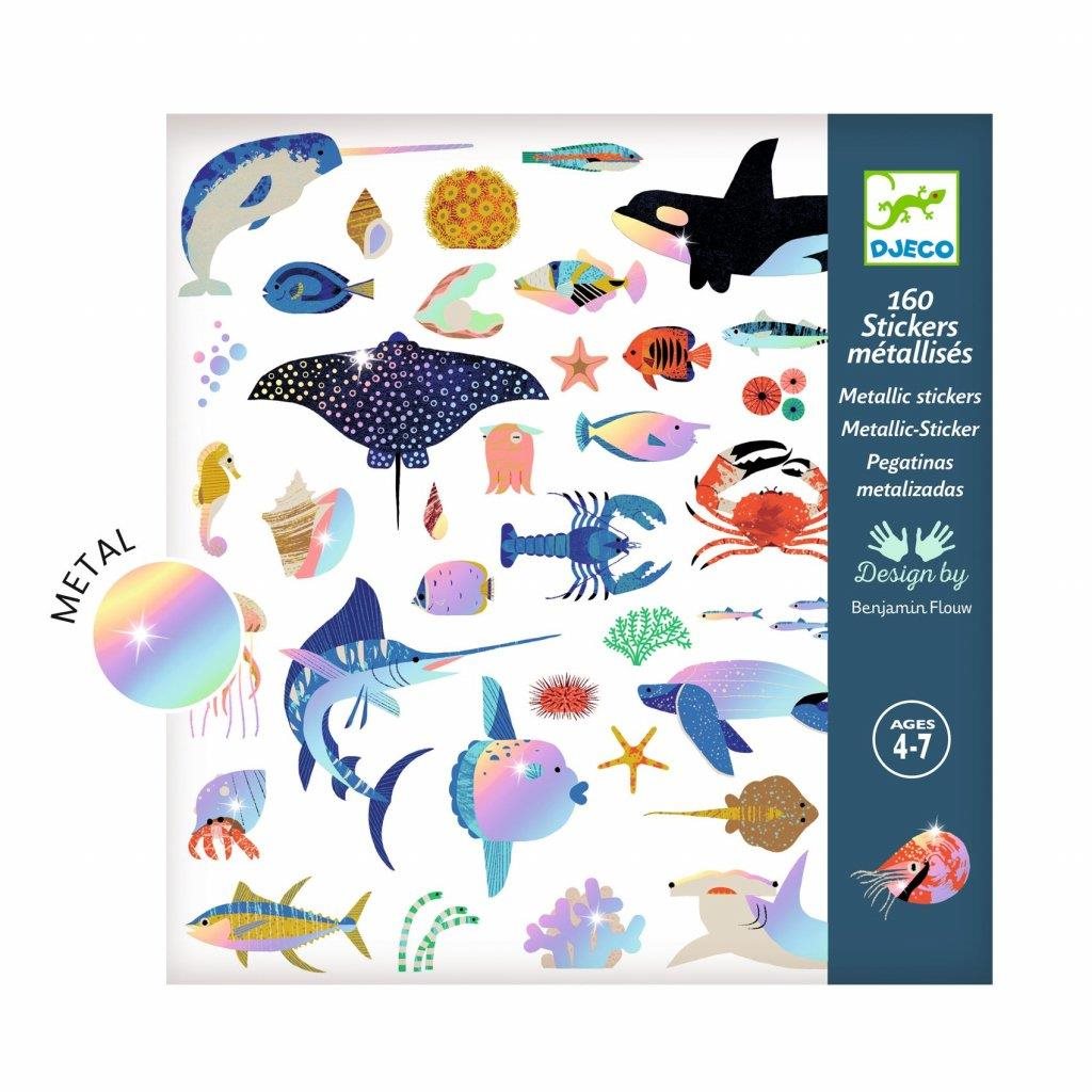 DJECO Sea World Aufkleber Kinder-Sticker