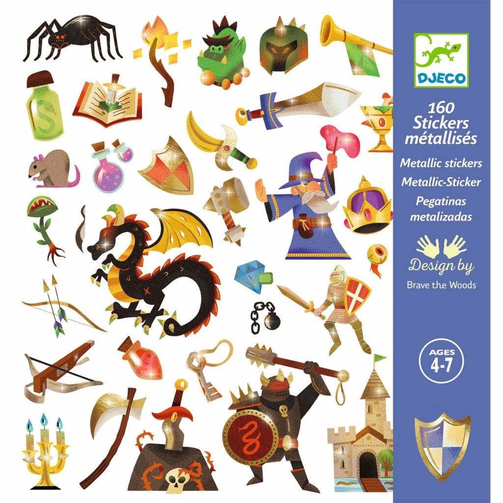 DJECO Königreich Aufkleber Kinder-Sticker