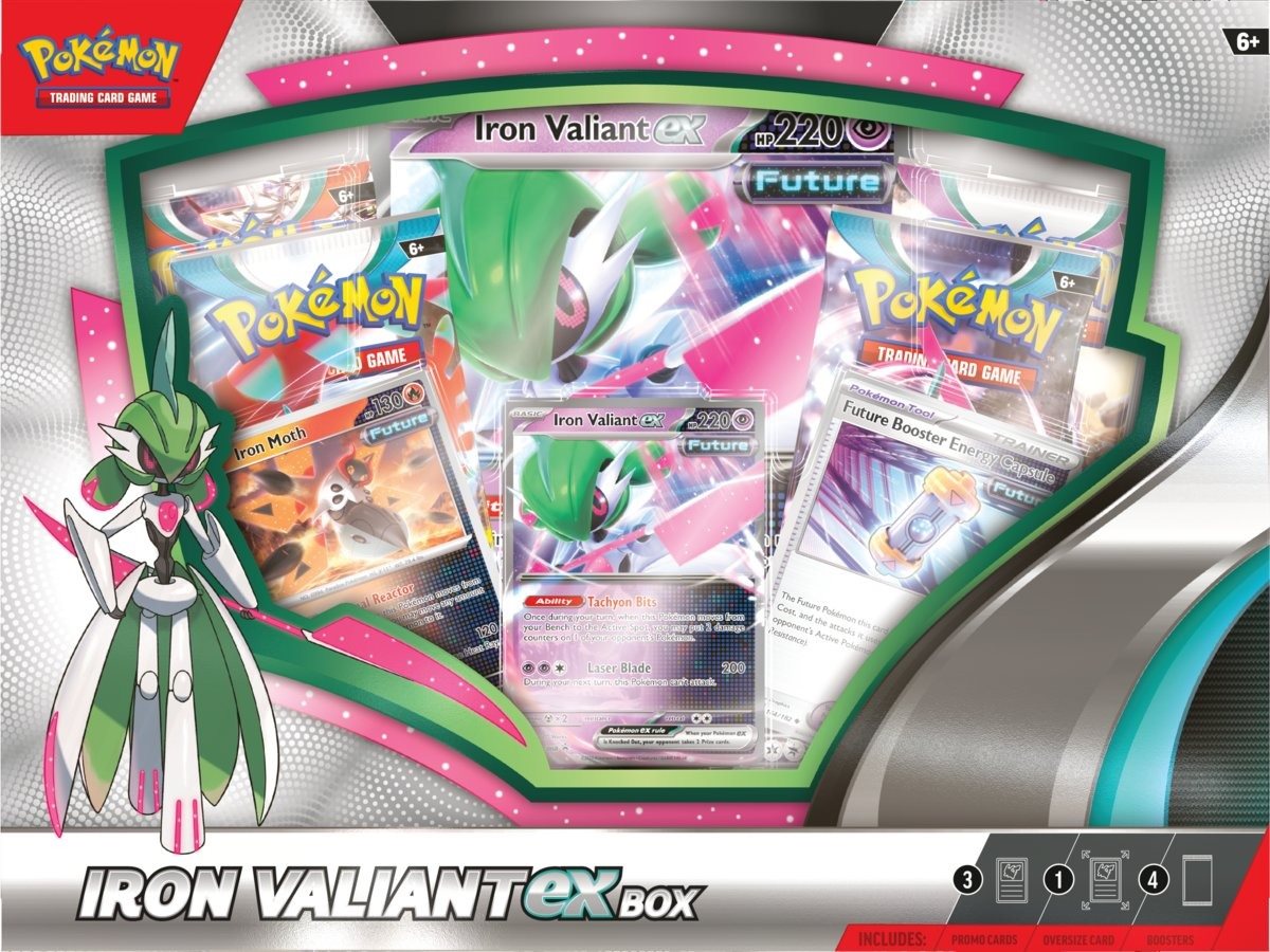 Pokémon TCG: Iron Valiant ex Box Pokémon Karten