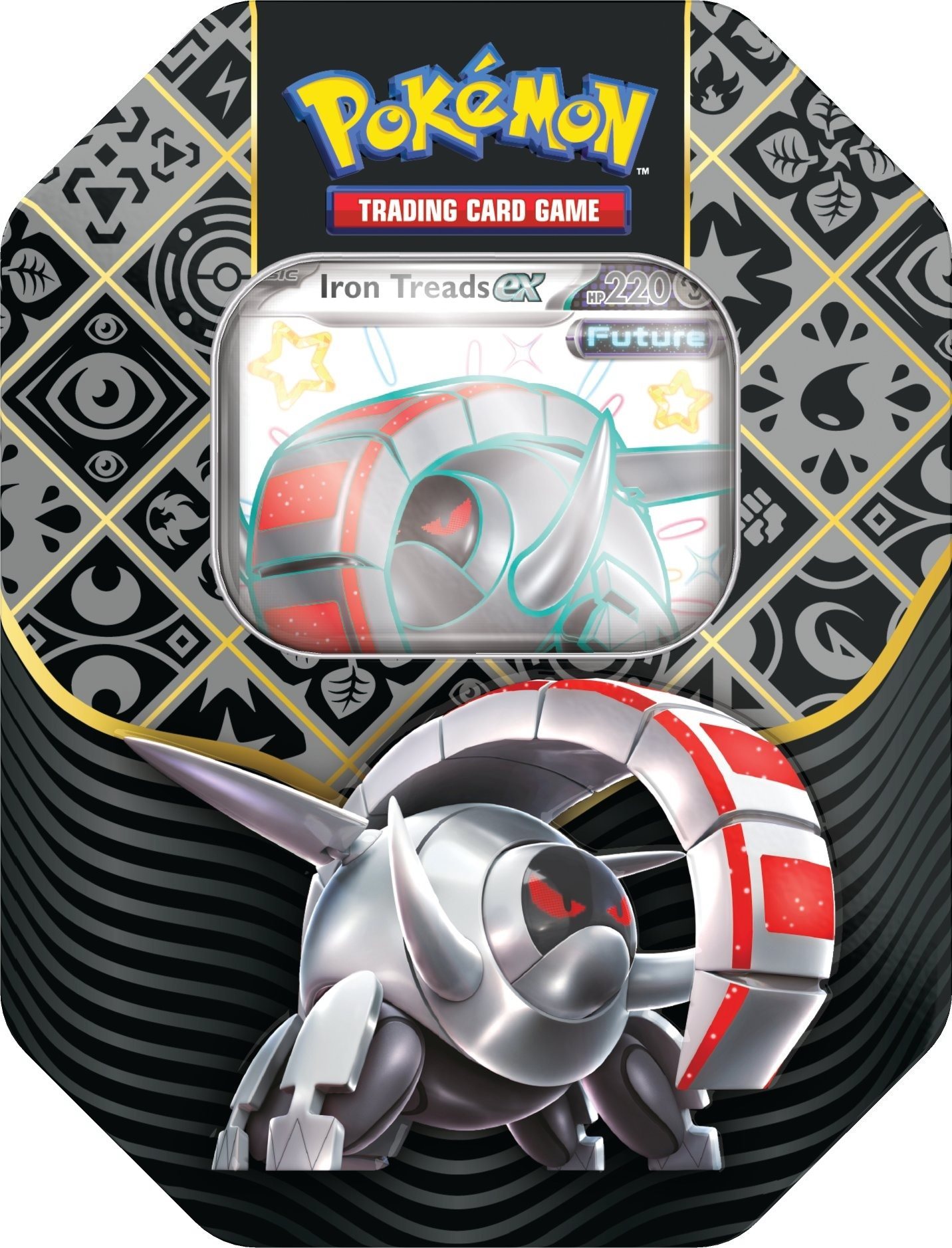 Pokémon TCG: SV4.5 Paldean Fates - Tin - Iron Treads ex Pokémon...